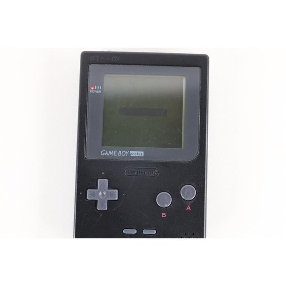 Vintage 90s Nintendo Game Boy Pocket Handheld Video Game Player Black Tested - Picture 4 of 11